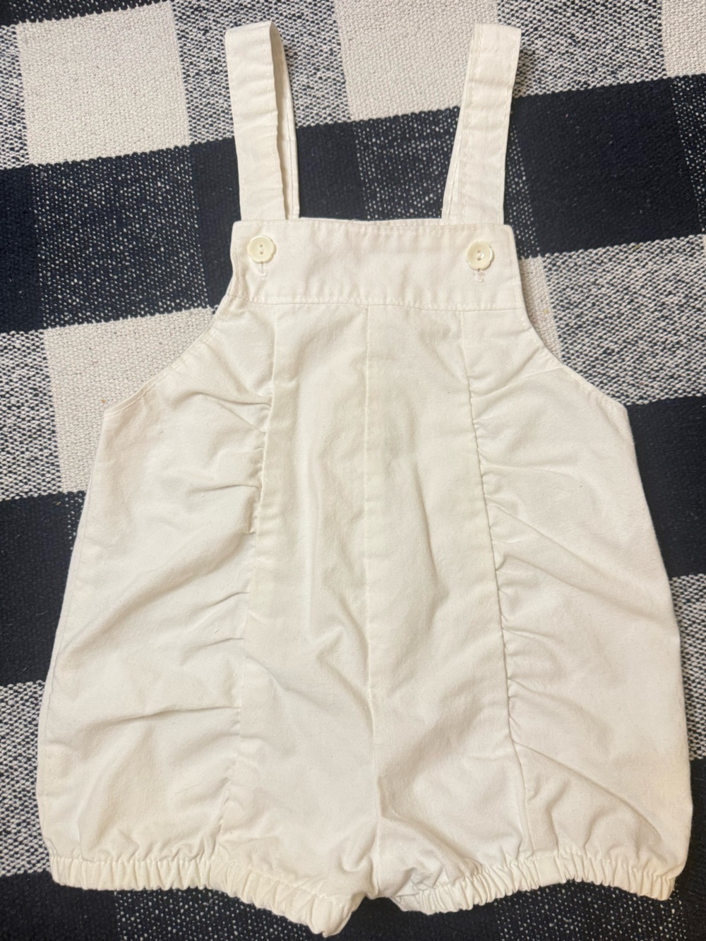 Vintage Bubble Romper Outfit White Toddler Boys Girls Garanimals size 2T MADE IN